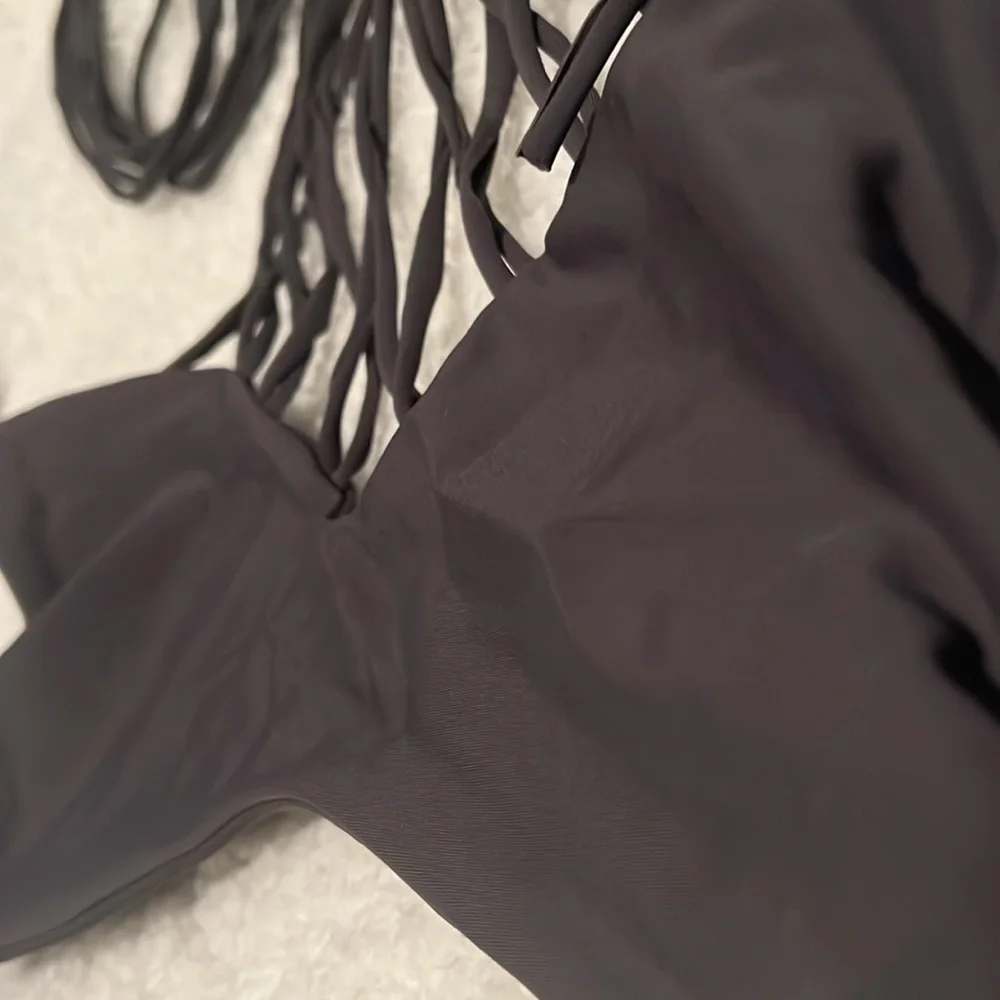Mikoh Strappy String Kahala Bikini Swimsuit Set Bark NWOT - Picture 5 of 11